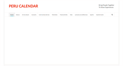 Desktop Screenshot of perucalendar.com